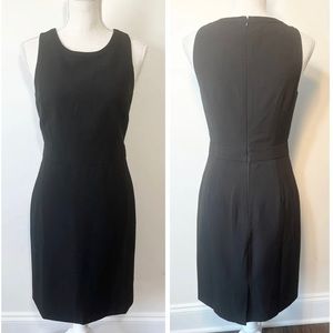 J. Crew Dress 0 Style J4614 Sheath Sleeveless Black Career Lined Factory